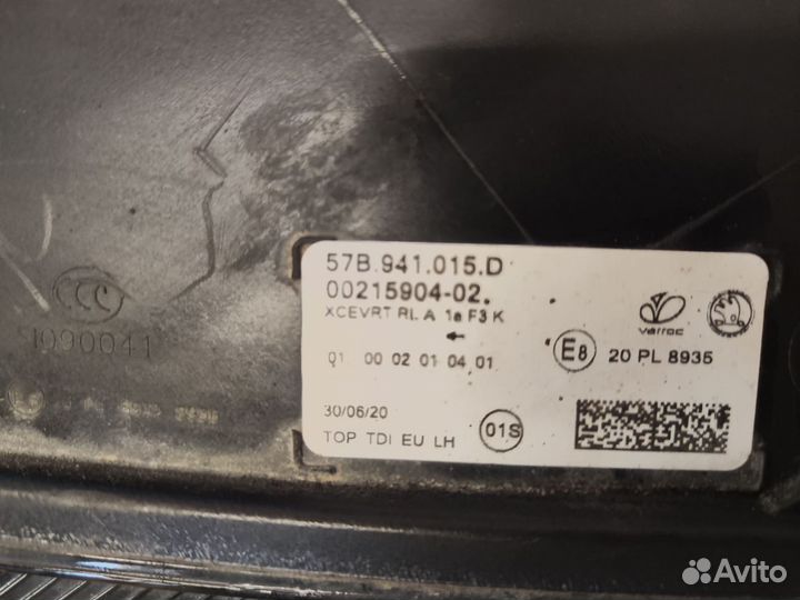 Фара левая Skoda Karoq 2018