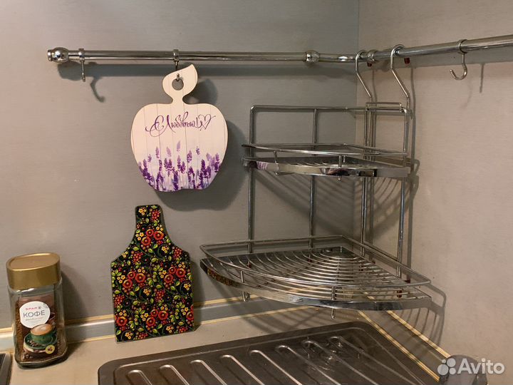 Полка металлическая на кухню