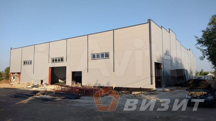 Склад класса А с докшелтерами. Пол- антипыль