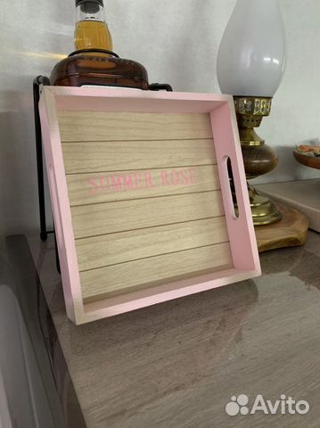 Поднос в стиле шебби шик