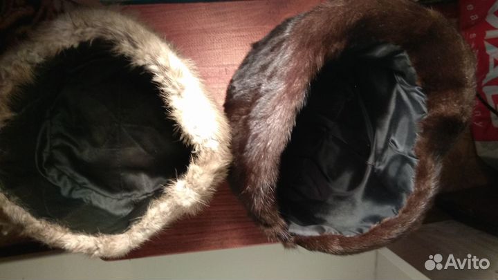 Шапка норковая женская бу