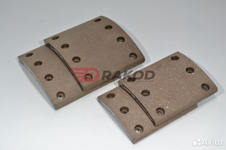 Накладка торм. перед. howo createk к-т на колесо