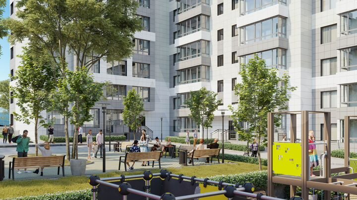 2-к. квартира, 77,8 м², 1/9 эт.