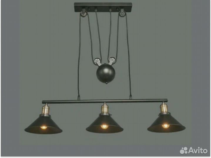 Светильник в стиле лофт 12кв\м