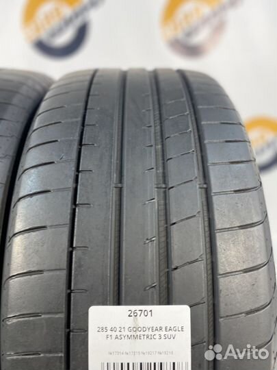 Goodyear Eagle F1 Asymmetric 3 SUV 285/40 R21 110W