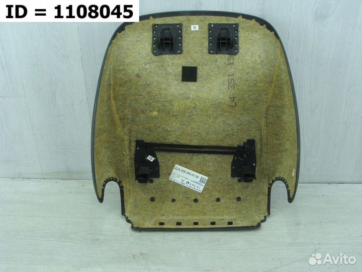 Накладка спинки сиденья левого Mercedes C-kl