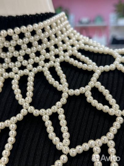 Бодичейн из жемчуга