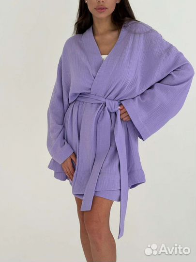 Летний костюм кимоно + шорты