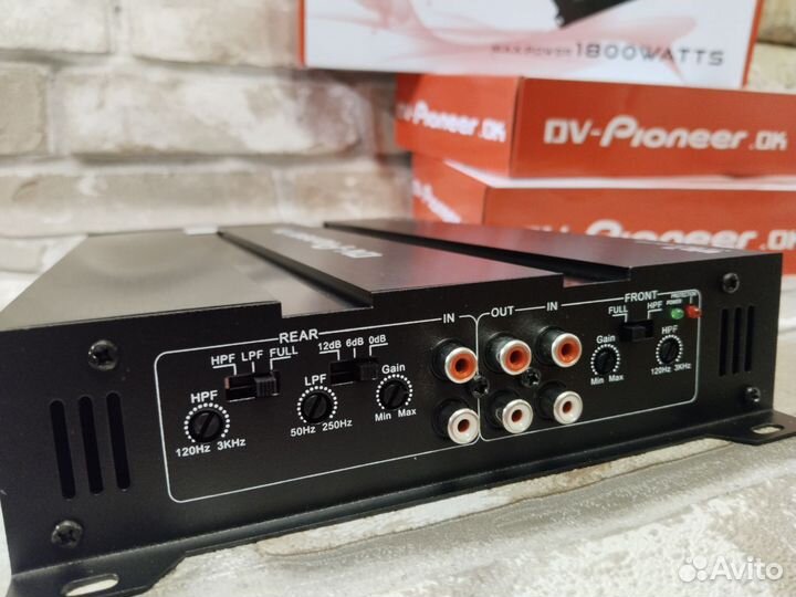 Усилитель Pioneer 447 4 канала 1800W Новый Premium