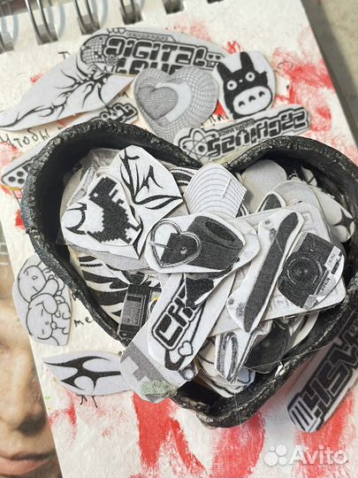 Наклейки самодельные