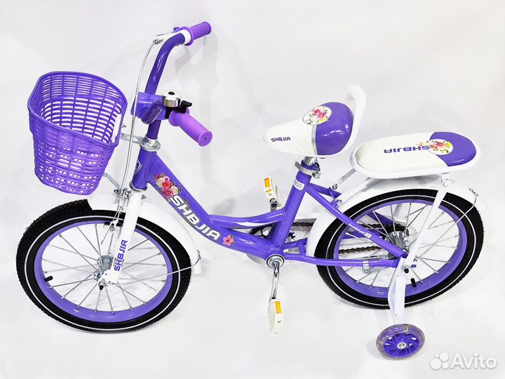 Велосипед детский с дополнительными колесиками
