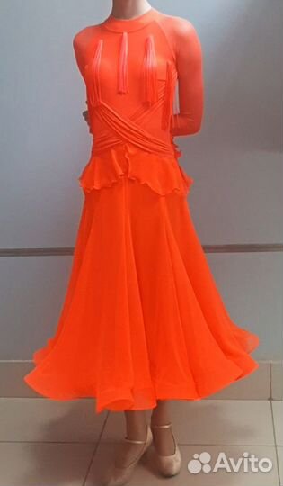 Платье для бальных танцев стандарт