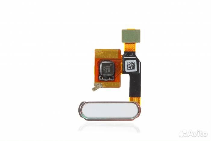 Шлейф Xiaomi Mi 5c + сканер отпечатка (белый)