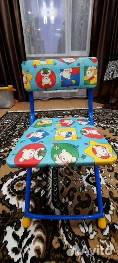 Детский стол и стул двухсторонний мольберт