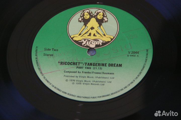 Пластинки tangerine dream uk first press