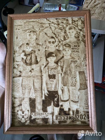 Выжигание портретов на дереве