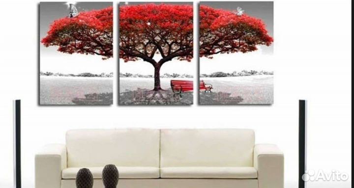 Модульные картины, картина на холсте, печать фото