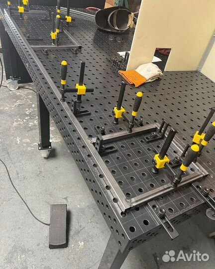 Сварочный 3D стол 2500х1200х150 толщиной 8мм