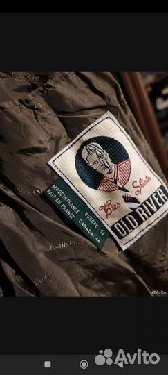 Винтажный пиджак мужской Old River
