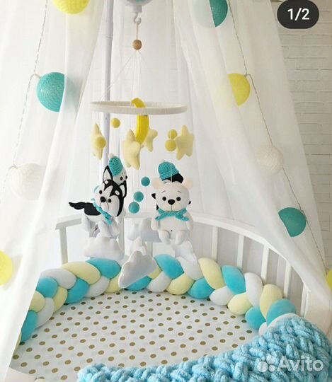 Детский музыкальный мобиль