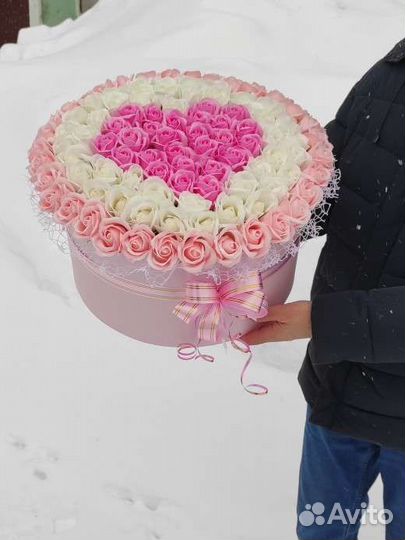 Букеты гиганты из роз