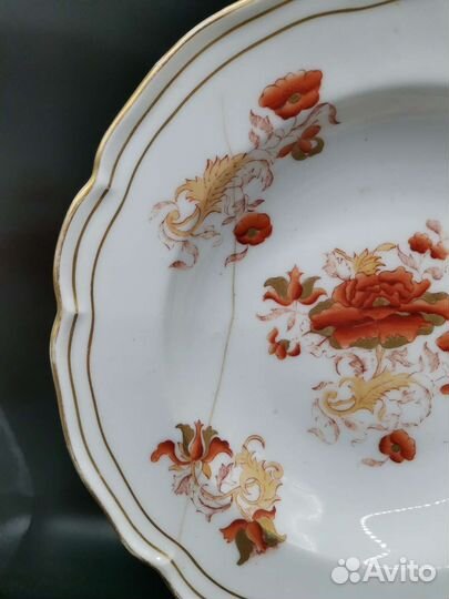 Тарелка глубокая Братья Корниловы до 1917г Редкая