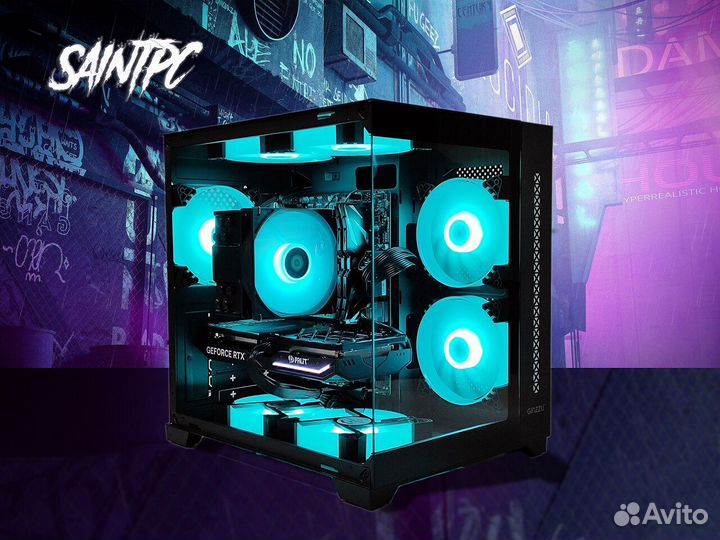 Игровой пк на видеокарте RX и i3