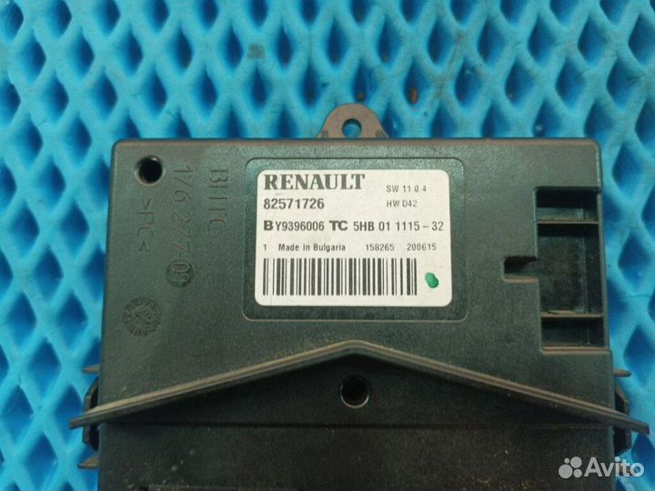 Блок управления отопителем, 82571726 Renault (Рено)