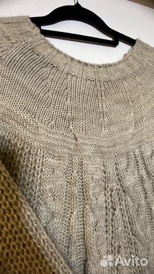 Свитер широкий теплый