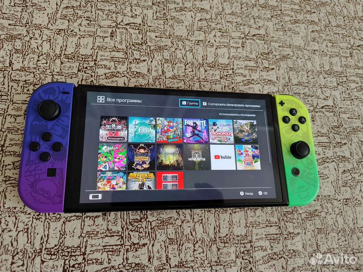 Nintendo switch oled splatoon 3 edition