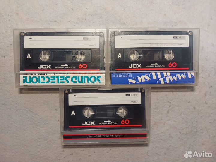 Аудиокассеты JCX 60 очень редкие