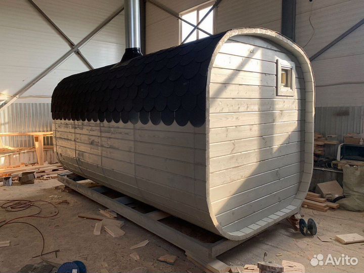 Баня бочка квадро с доставкой