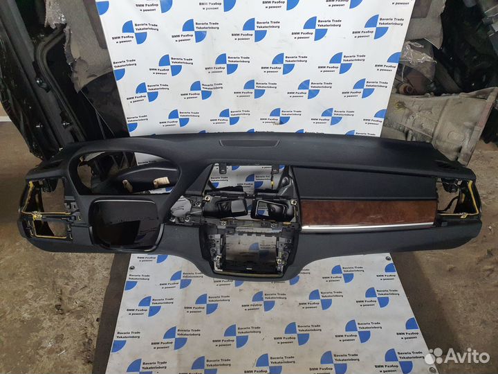 Облицовка панели приборов торпедо bmw x5 e70