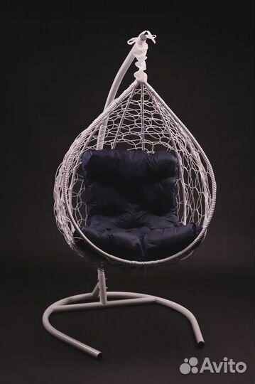 Подвесное кресло кокон из искусственного ротанга