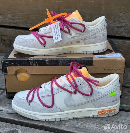 Кроссовки Nike Off-White x Dunk Low