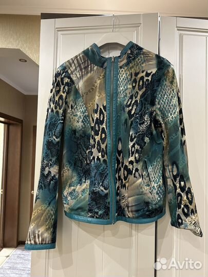 Натуральная кожаная куртка турция 44-46 размер