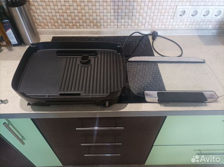 Электрогриль Philips 6360 открытый/закрытый