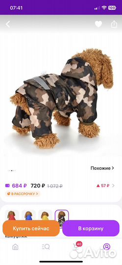 Одежда для собак