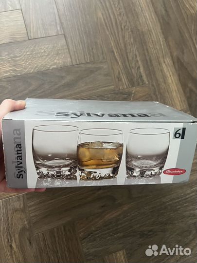 Стаканы для виски Новые 6шт Sylvana pasabahce