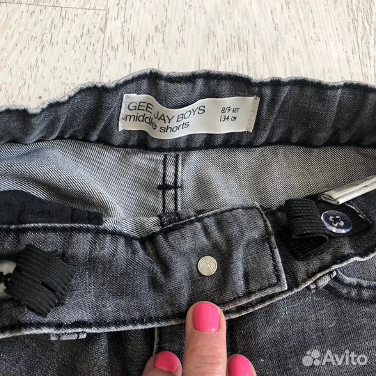 Шорты джинсовые на мальчика 134-140