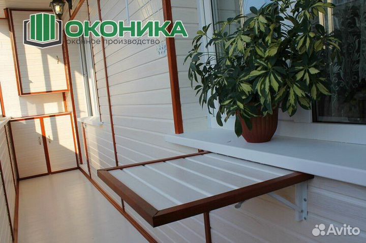 Отделка балконов под ключ