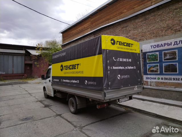 Тент на газель с рекламой изготовление, монтаж купить в Новосибирске с ...