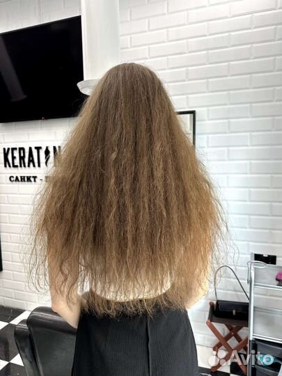 Кератиновое выпрямление