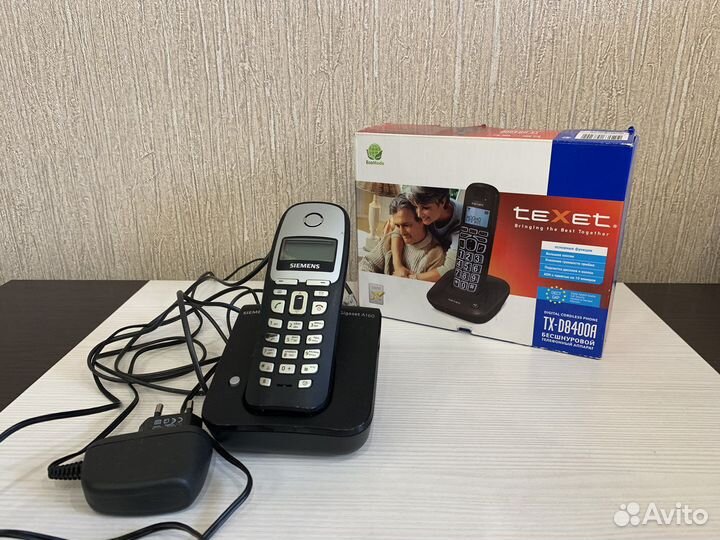Стационарный бесшнуровой телефон simens