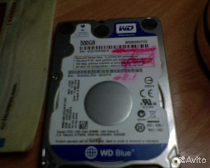 Жесткий диск для ноутбука HDD 500 гб