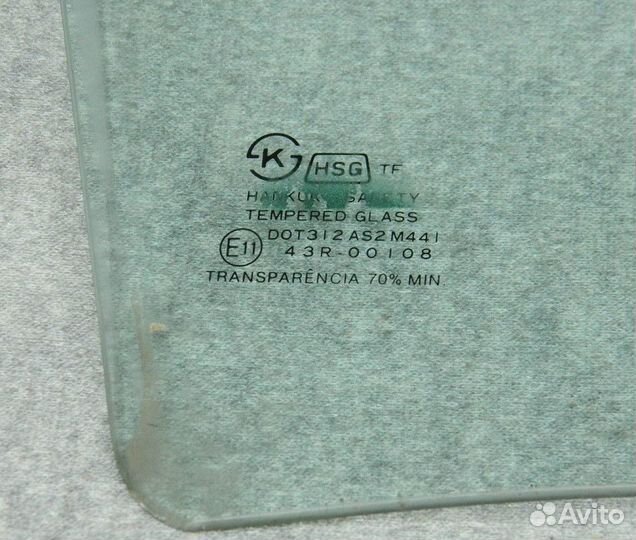 Стекло двери передней правой Daewoo Nexia Hankuk