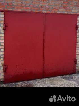 Ворота гаражные металлические бу