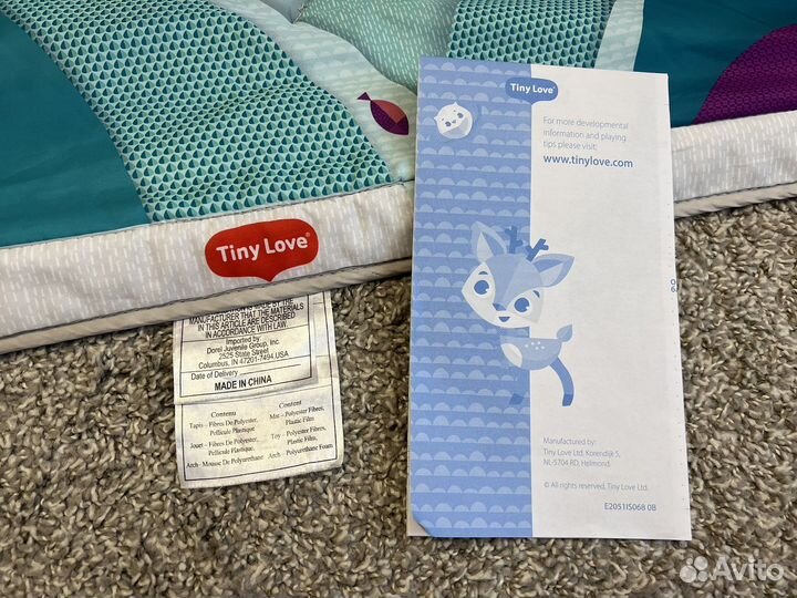 Развивающий коврик tiny love принцесса