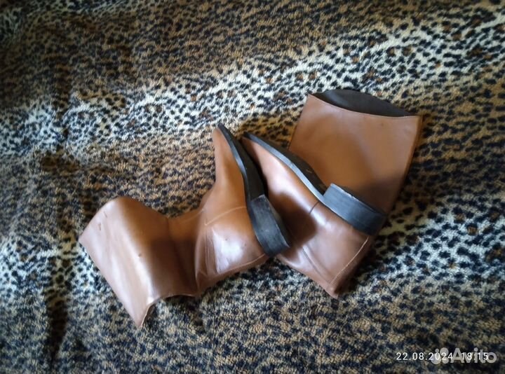 Сапоги женские натуральная кожа демисезонные 39