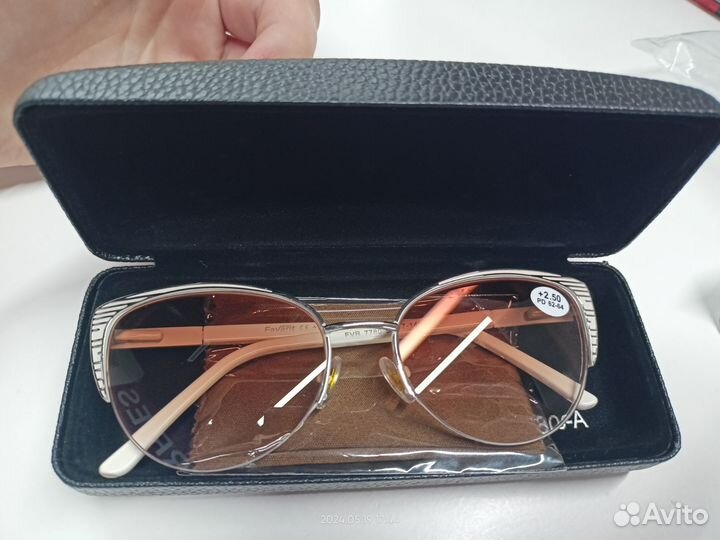 Новые очки для зрения женские +2,50